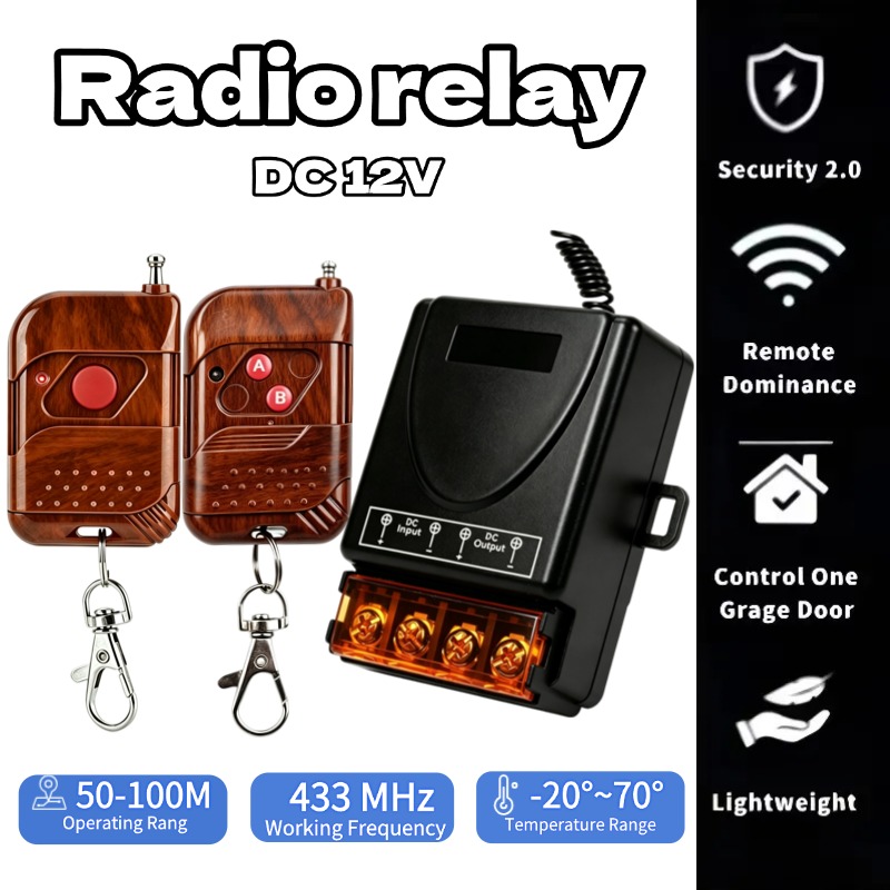 433Mhz Receiver Module - Interruttore Telecomandato Universale Wireless 433Mhz, Modulo