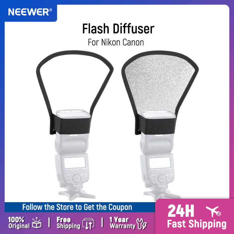 Tasmota Flash Tool - Neewer Diffusore Flash Riflettore Argento/Bianco per