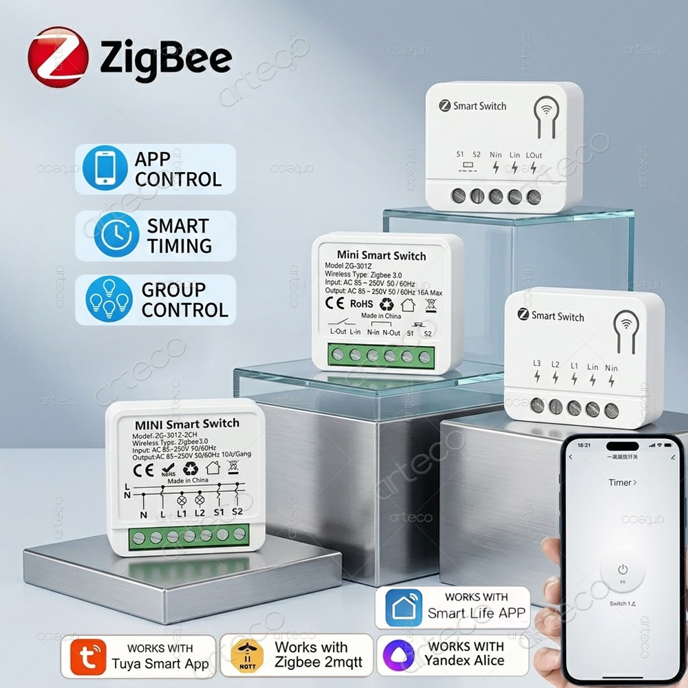Home Automation Diy - Modulo Interruttore Intelligente Mini DIY Tuya