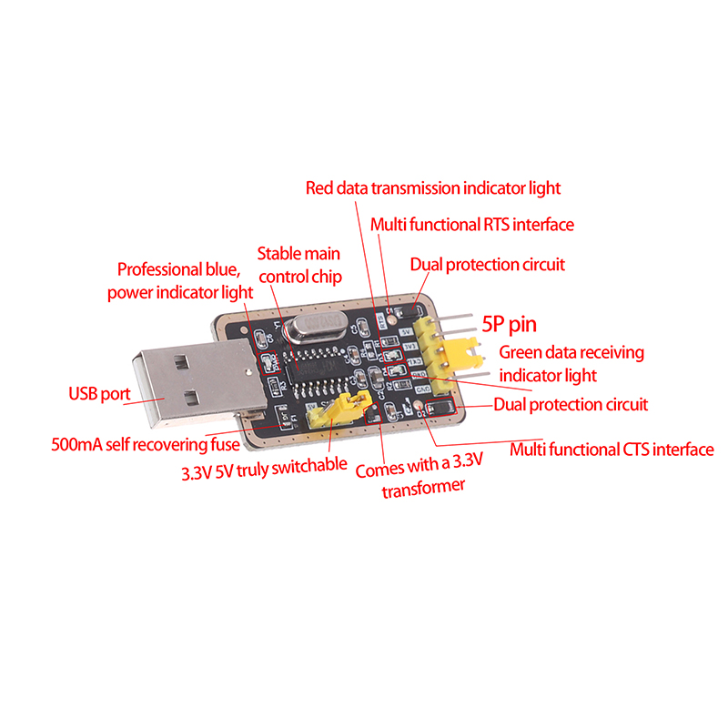 Moduli Porta Seriale CH340G Co - Home Automation Arduino recensione e prezzo