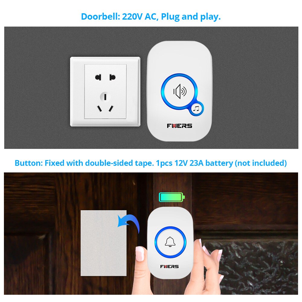 Fuers campanello senza fili ca - Smart Doorbell Wired recensione e prezzo